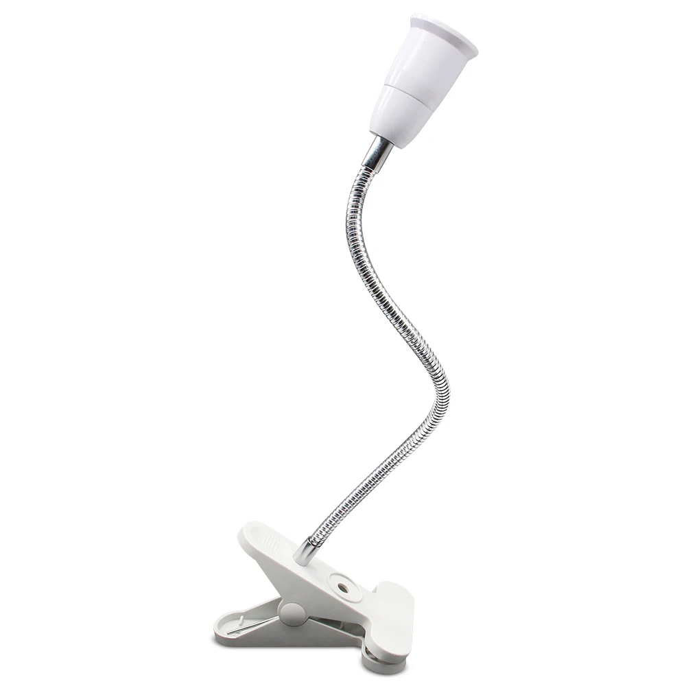 Держатель светодиодной лампы штепсельная вилка ЕС/США E27 гибкий светильник зажим