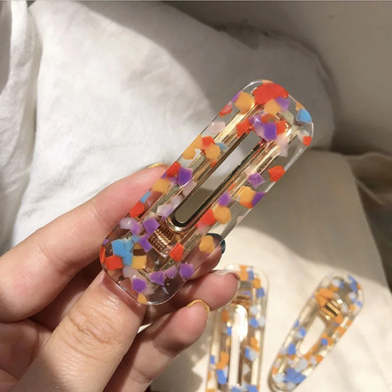 

Outing Heart Japanese Acetate Hairpin Duckbill Clip Bangs Clip Side Clip Broken Hairpin Hair Accessories BB Clip Ins Color Cute