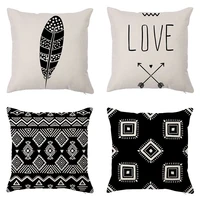 new arrival cotton linen cushion cover home decor ethnic pattern throw pillowcase for sofa bed room decorative 4545 hogar cojin