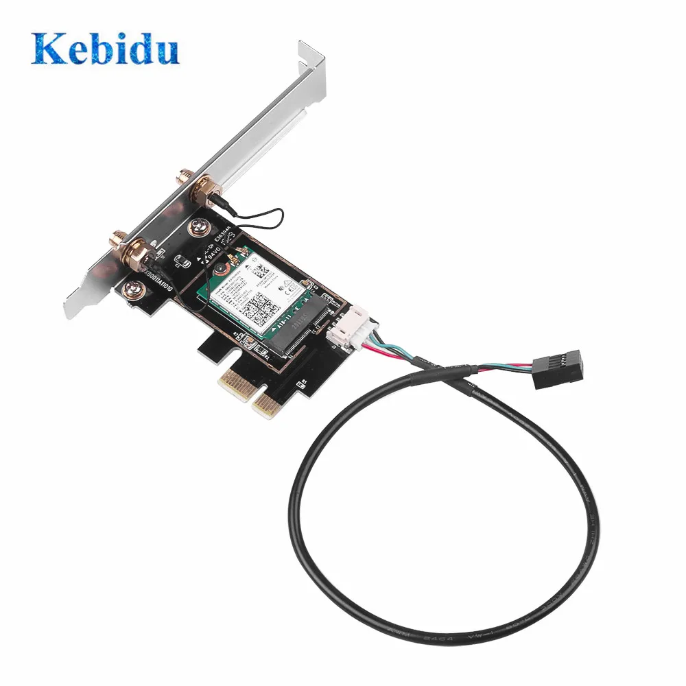 KEBIDU 6 PCIE 1X Wi-Fi карта двухдиапазонный 2 4 GPS TXA076 настольный компьютер для Intel AX200NGW