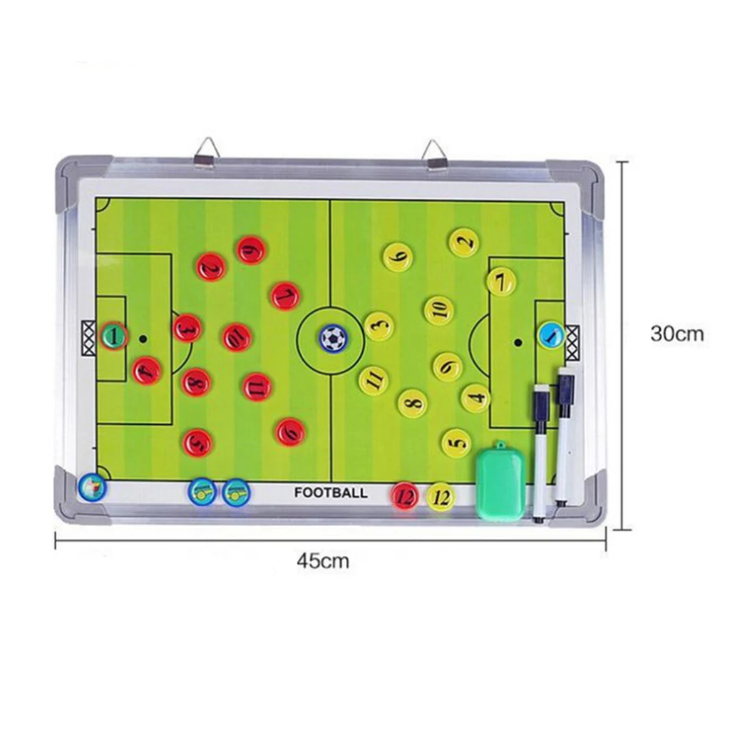 

Aluminum Alloy Soccer Coaching Board Football Training Clipboard With Hook