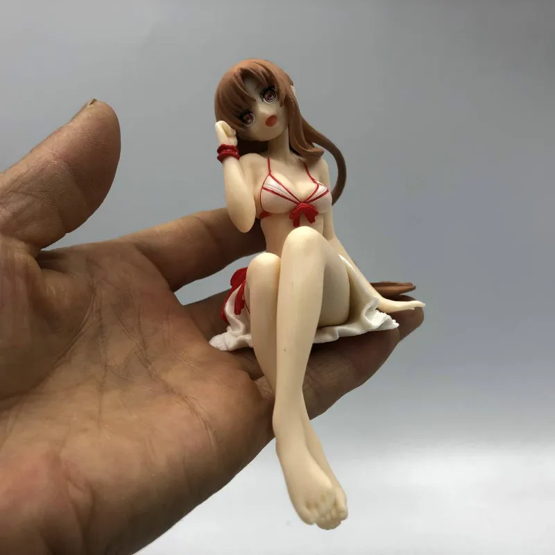 

Anime Sword Art Online Yuuki Asuna Noodle Stopper Girls PVC Action Figure Model Toys