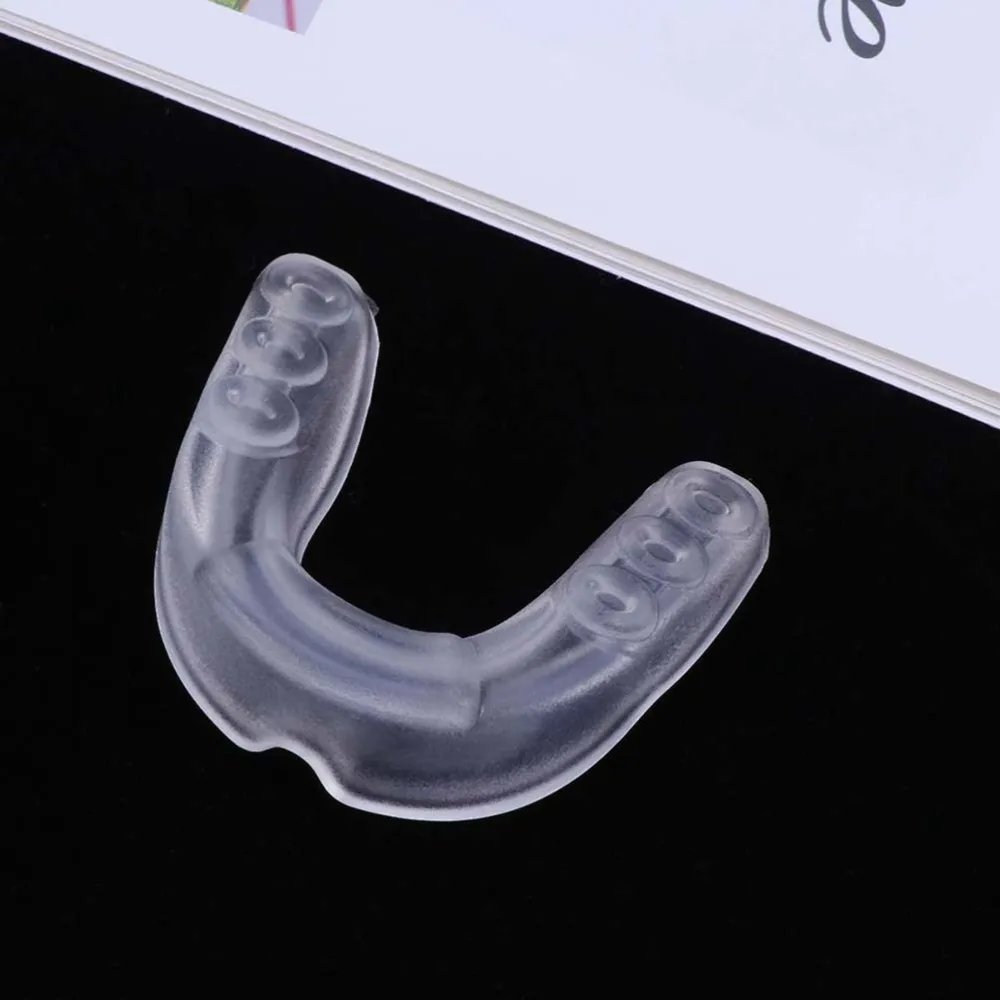 

3pcs Sports Mouth Guard Teeth Braces Protector Gum Shield for Boxing MMA Football Hockey Rugby (Transparent)