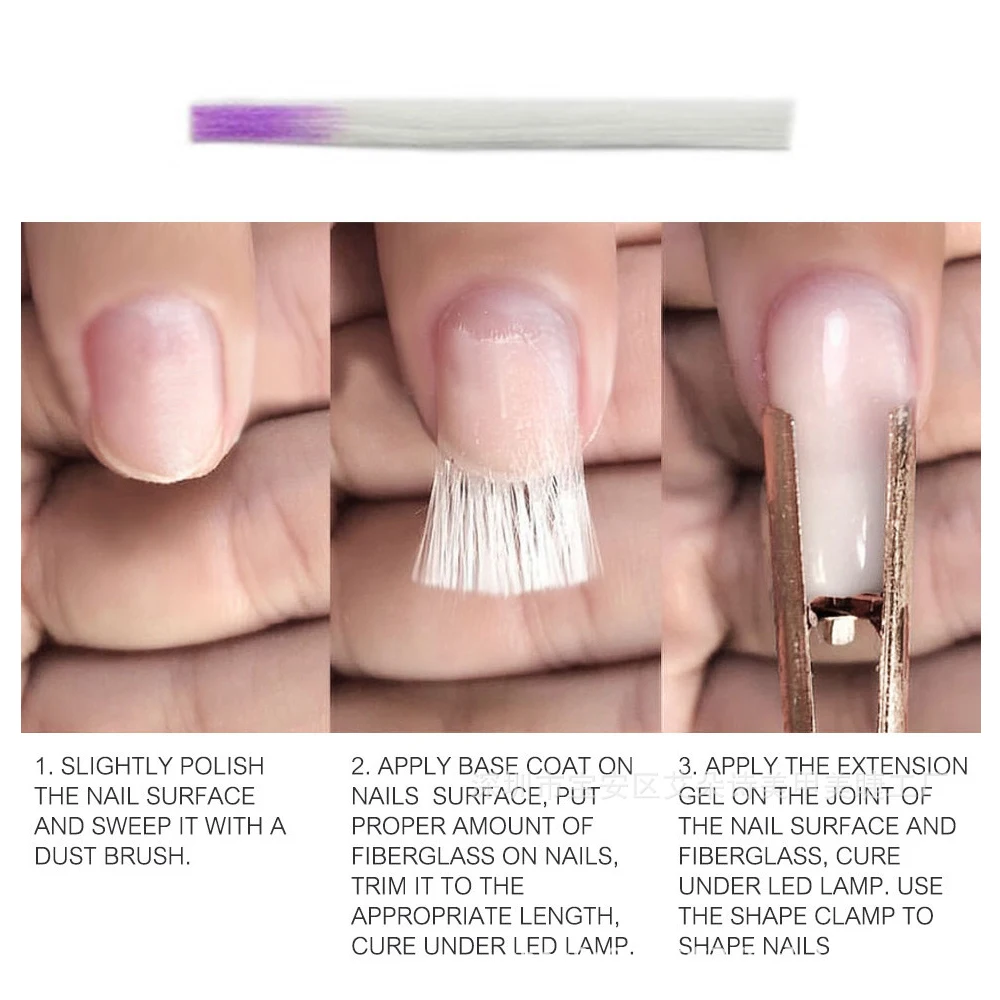 Форма для наращивания ногтей из стекловолокна и шелка гель накладные ногти