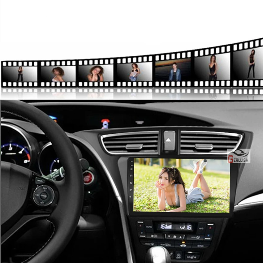 Автомобильное радио стерео-навигатор GPS для HONDA Civic Hatchback 2013 Android Carplay головное