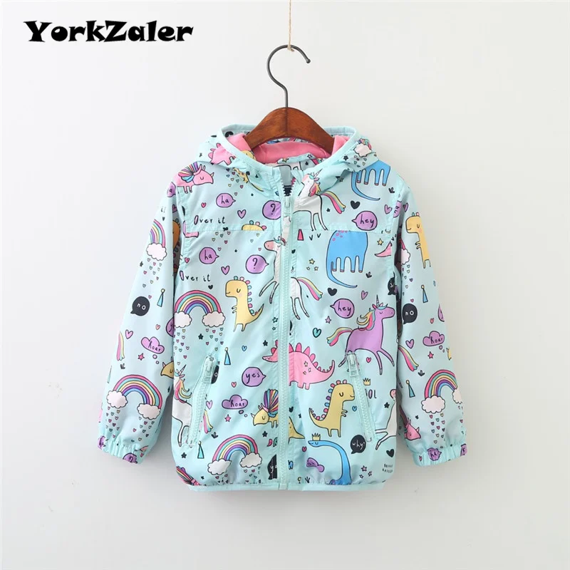 YorkZaler/Детская куртка для дождливой погоды Одежда маленьких девочек и мальчиков