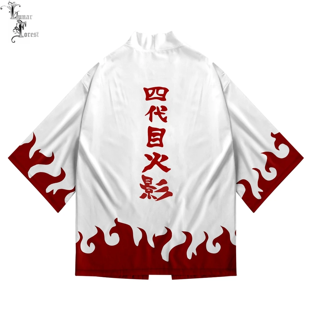 Кимоно для косплея унисекс японское объемное кимоно хаори юката с Саске/Какаси