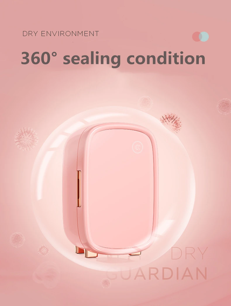 저렴한 K-STAR 메이크업 냉장고 Portable100-240V 전문 뷰티 스킨 케어 화장품 작은 지능형 보존 12L