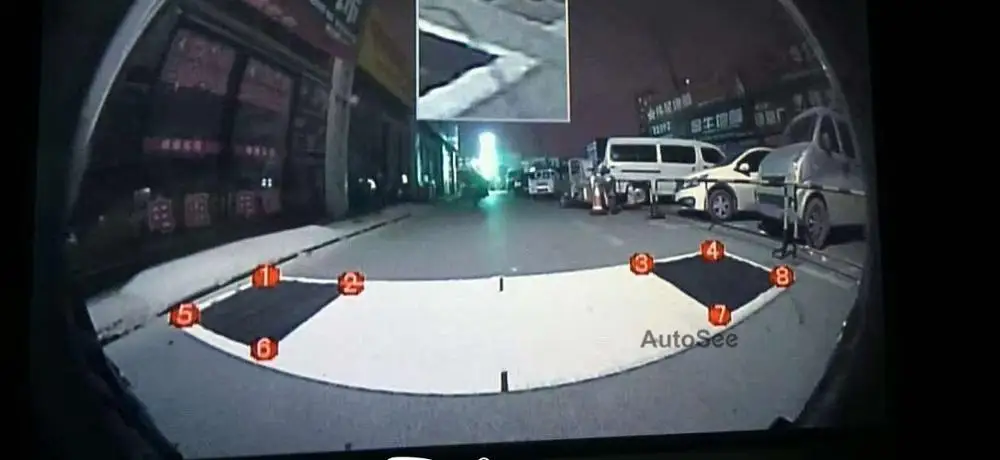 360 градусов панорамная Автомобильная камера с системой калибровки 2