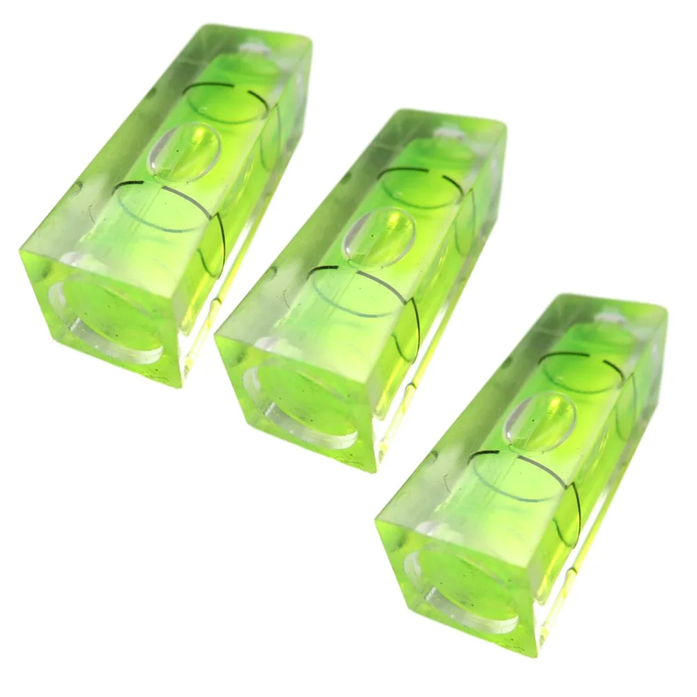 

3Pcs Square Mini Spirit Level Bubble Small Leveler For Leveling Tubular 40mm Layout Tools 3 * Levels