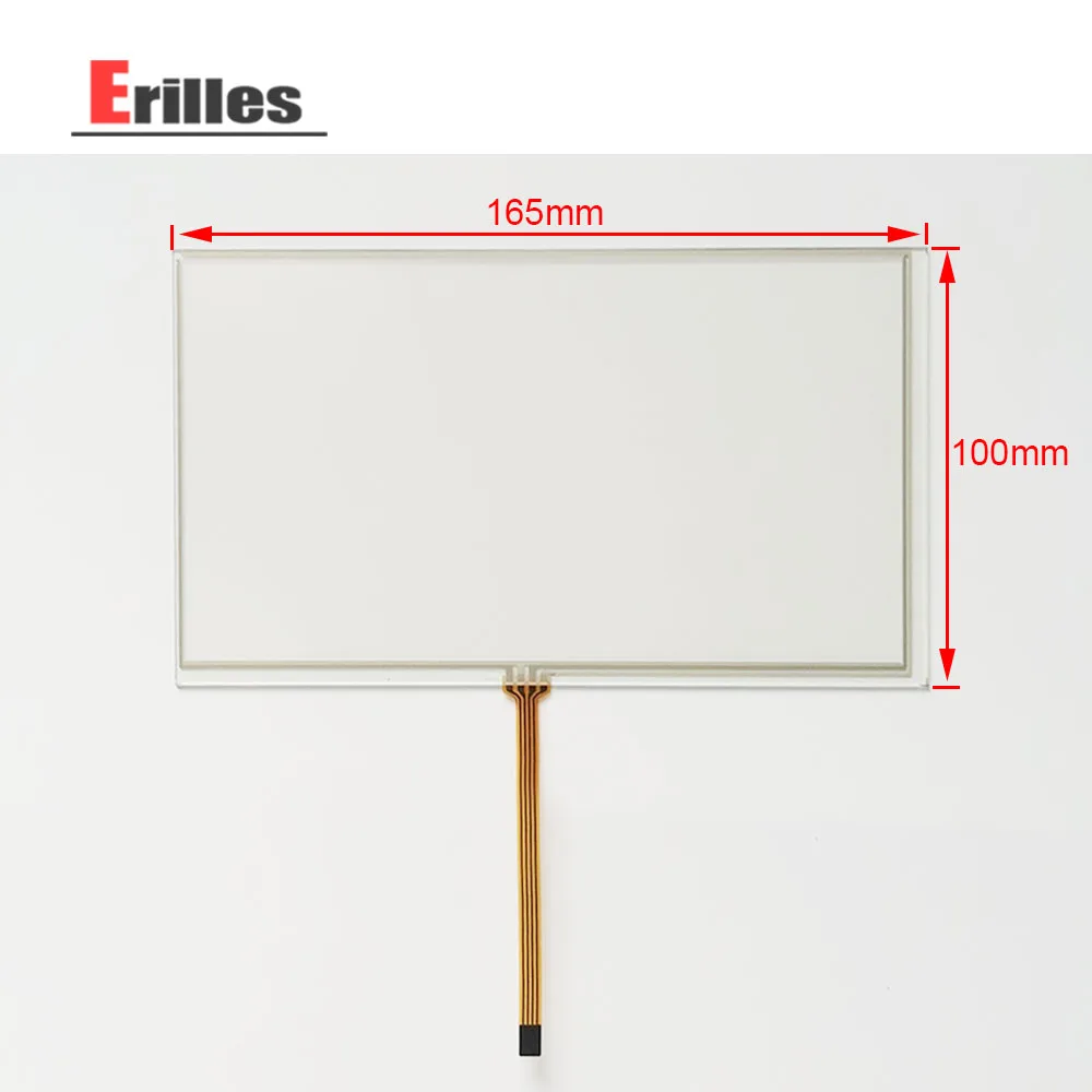 7-дюймовый 4pin 165*100 165 мм * 100 Сенсорный экран дигитайзер для автомобильного