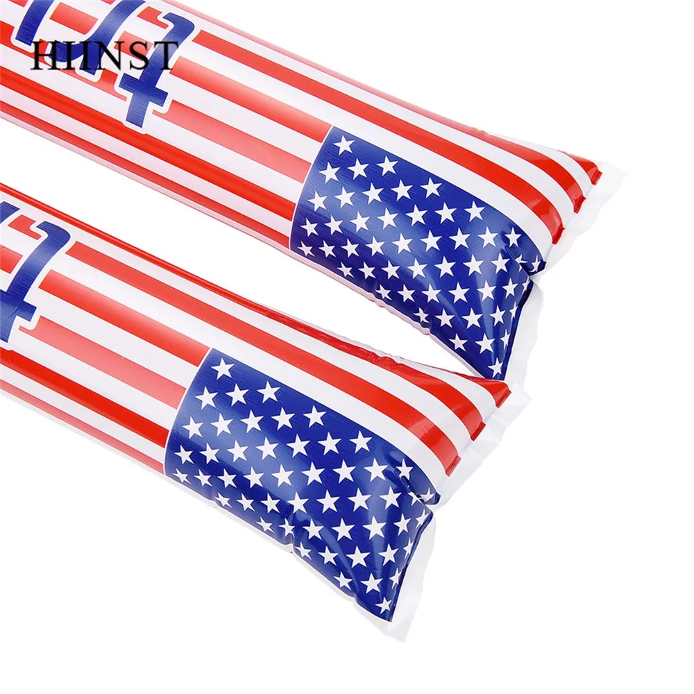 Hiinst Toys 2020 World Flag Pattern 5 Set Cheering Sticks Party Blowing Games Pipe Whistle Concert Reuseable Should Be Aid | Игрушки и