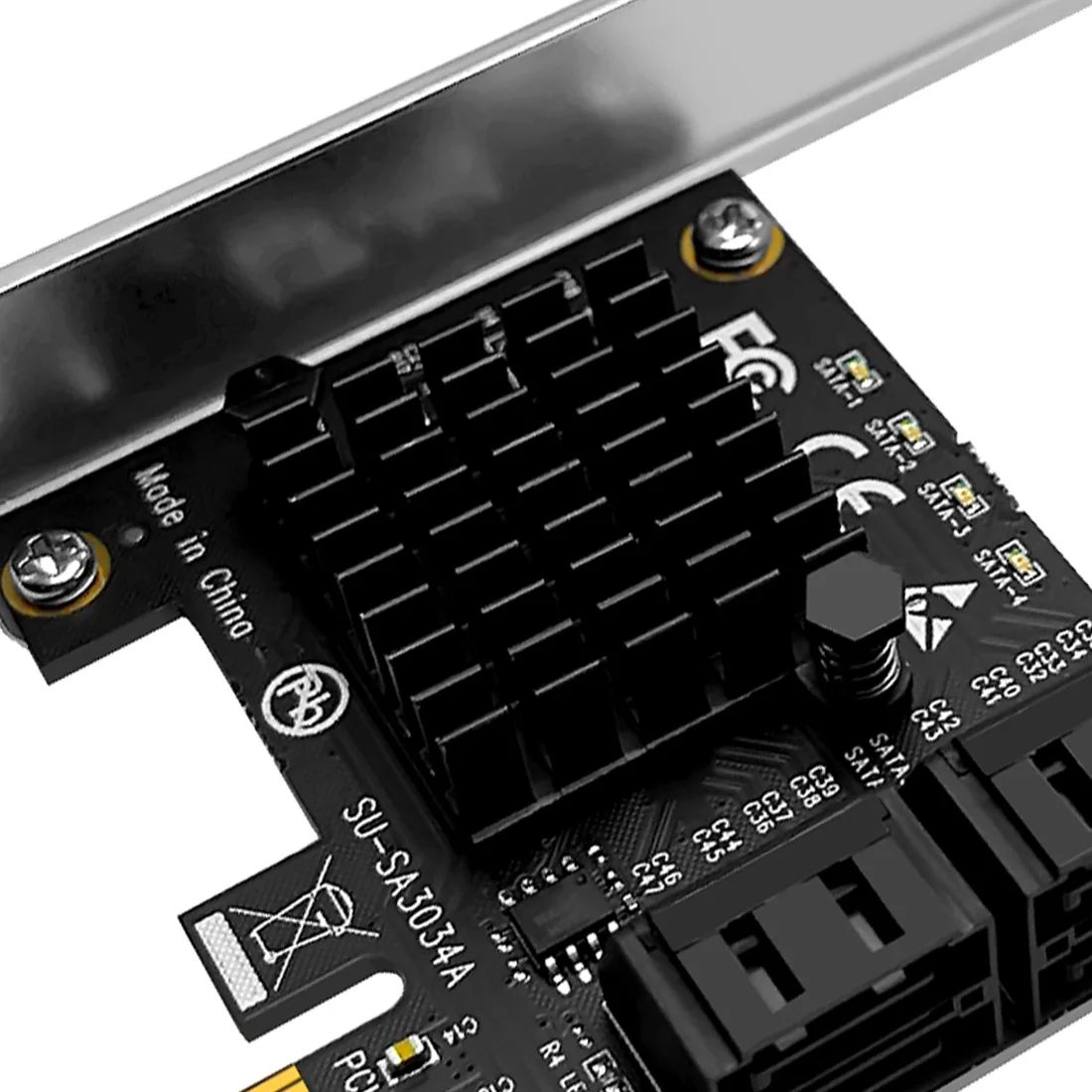 4 порта 6g sata3 0 pcie плата контроллера pci