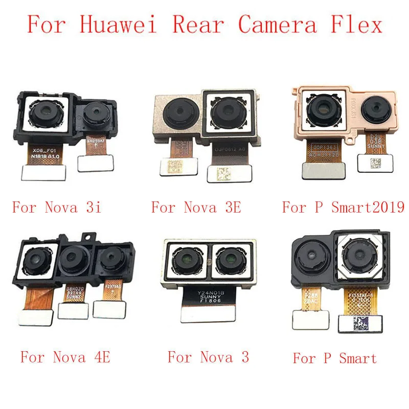 Гибкий кабель задней камеры для Huawei Nova 3 3i 3E 4E P Smart 2019 Главный модуль большой