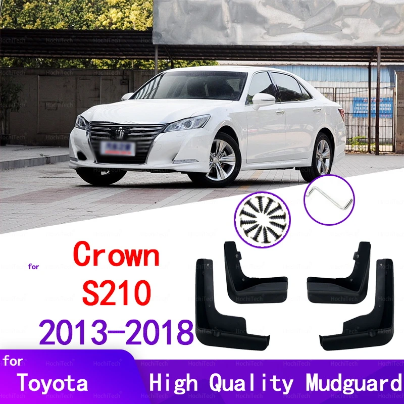 

1 Set Mudflaps for Toyota Crown S210 2013~2018 Splash Guards Mud Flaps Front Rear Mudguards Fender
