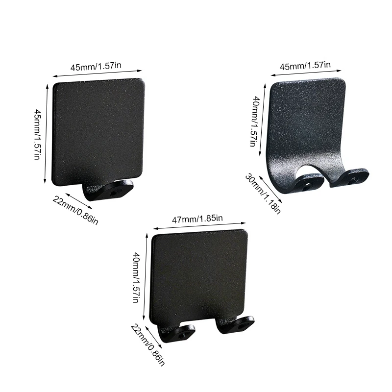

1Pcs/5Pcs/10Pcs Punch Free Razor Holder Storage Hook Wall Men Shaving Shaver Shelf Bathroom Razor Rack Wall Bathroom Accessories