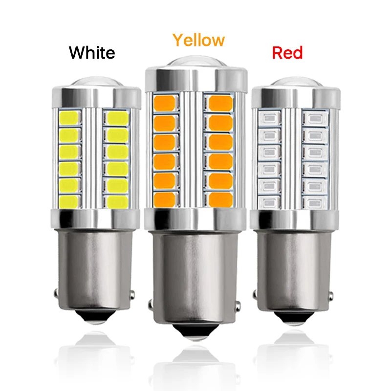 2 шт. 1156 BA15S P21W BAU15S PY21W 1157 BAY15D P21/5 Вт 5730 33SMD светодиодный автомобиль лампа стоп