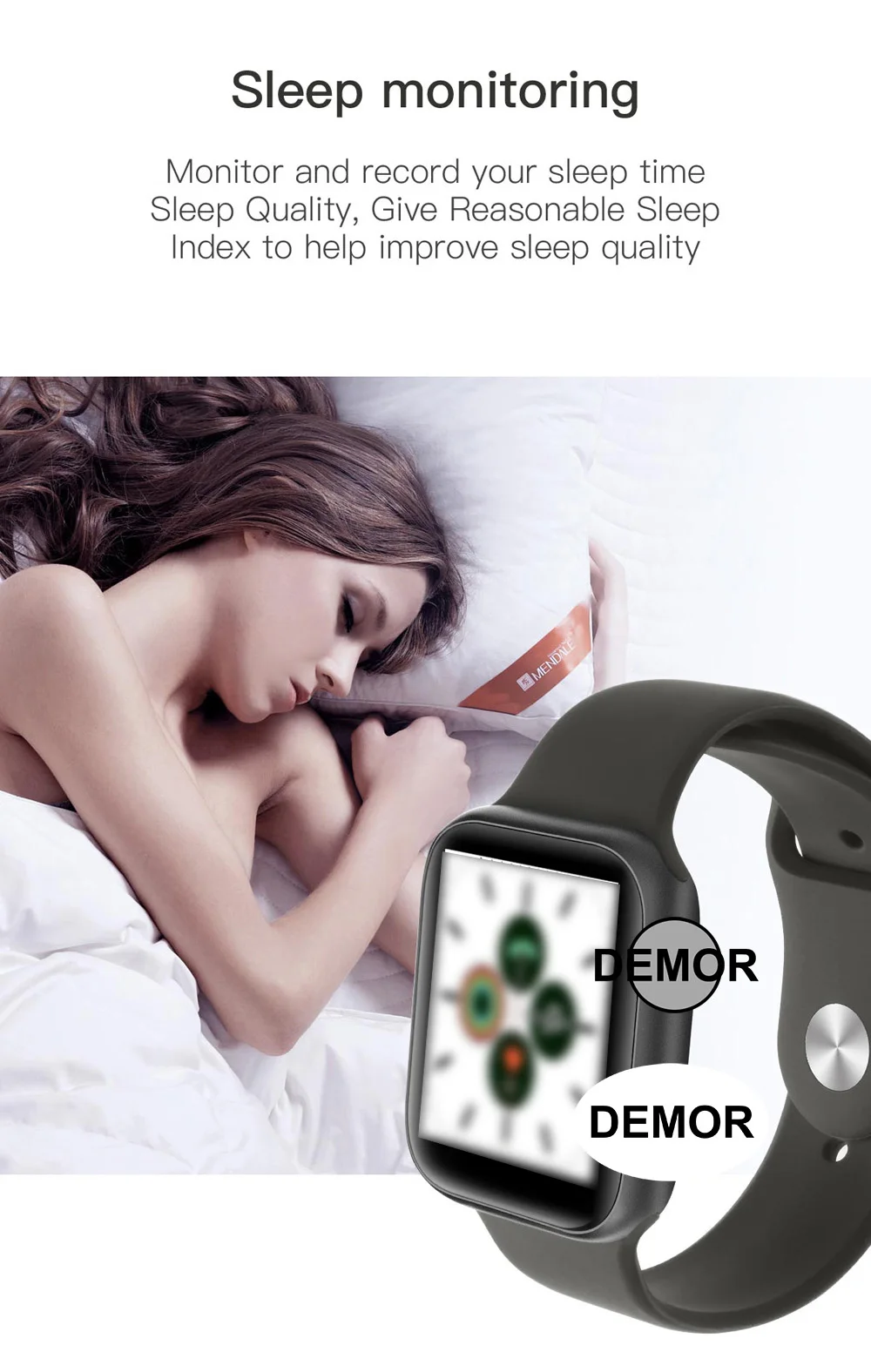 DEMOR IWO 11 gps умные часы серии 5 44 мм монитор сердечного ритма MTK2503 спортивные умные часы для Apple iOS 9 iPhone 10 X Android телефон