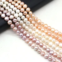 natural freshwater cultured pearls beads 7 8mm irregular pearl loose beads for jewelry making diy necklace bracelet accessories