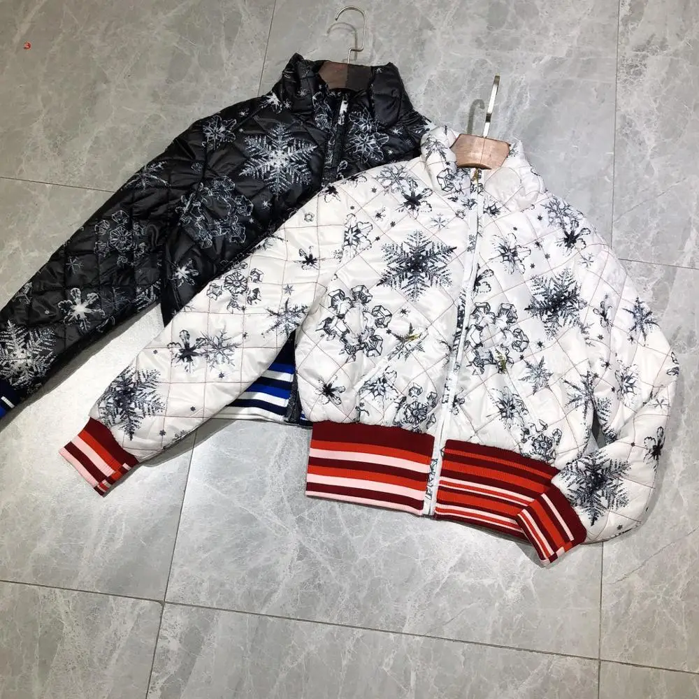 2020 Женское пальто куртка белая черная зимняя на молнии|Женские куртки| |