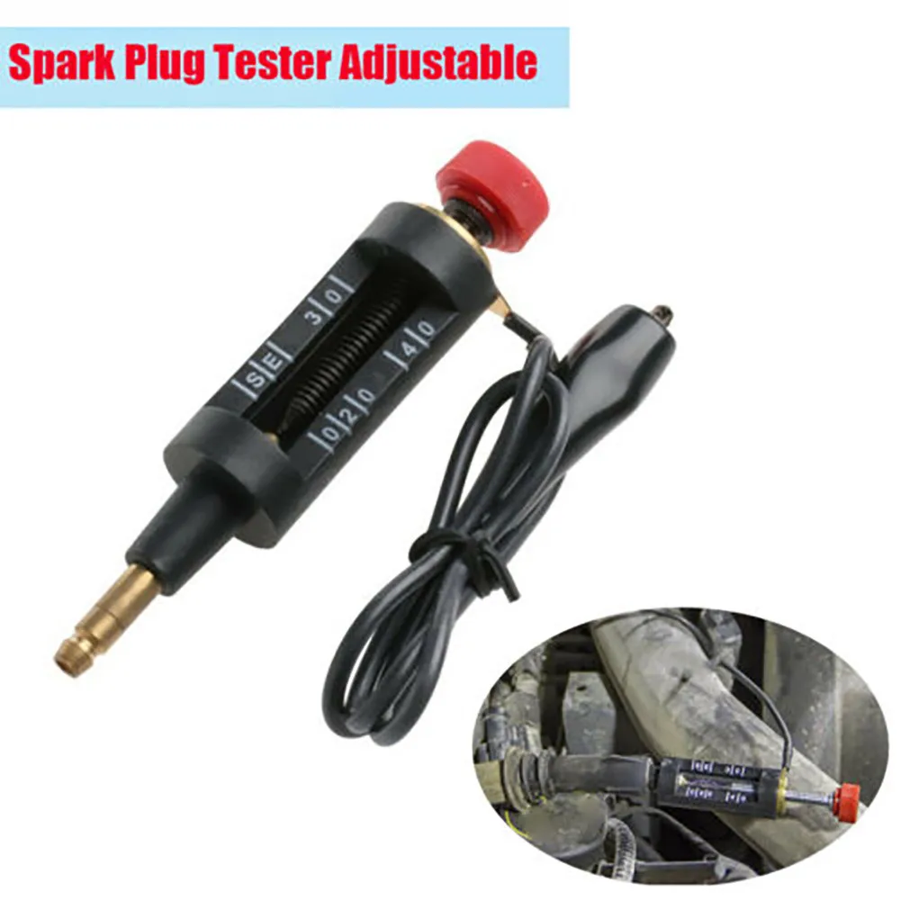

Black Spark Plug Diagnostic Tester Pick Up Coil Tool 1 X ABS Adjustable