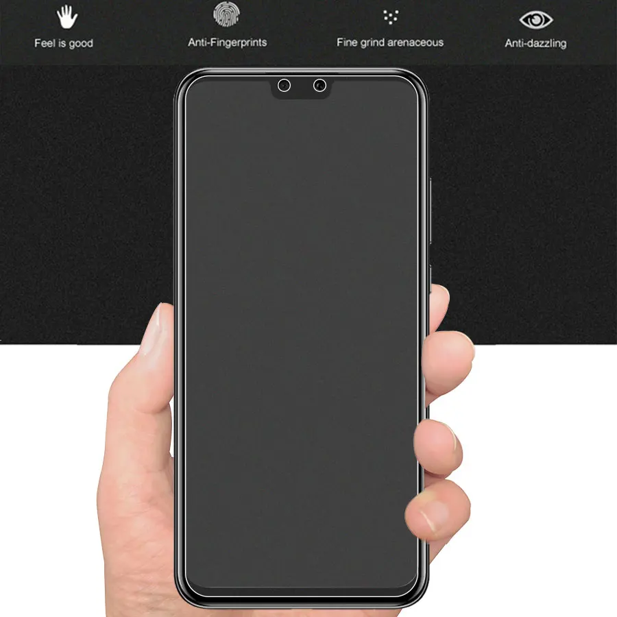 KLOVRRD матовое закаленное стекло для huawei Enjoy 7s 8 9 Plus защита от отпечатков пальцев