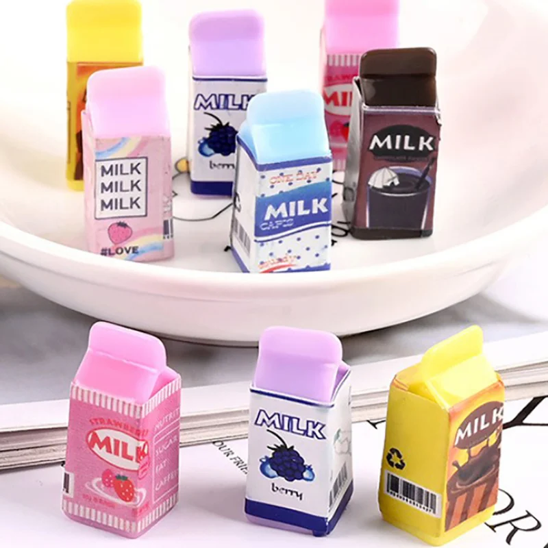 

10 шт. моделирование бутылки из-под молока, кукольный дом Diy мобильный телефон чехол аксессуары Подходит для кукольного домика Кухня аксессу...