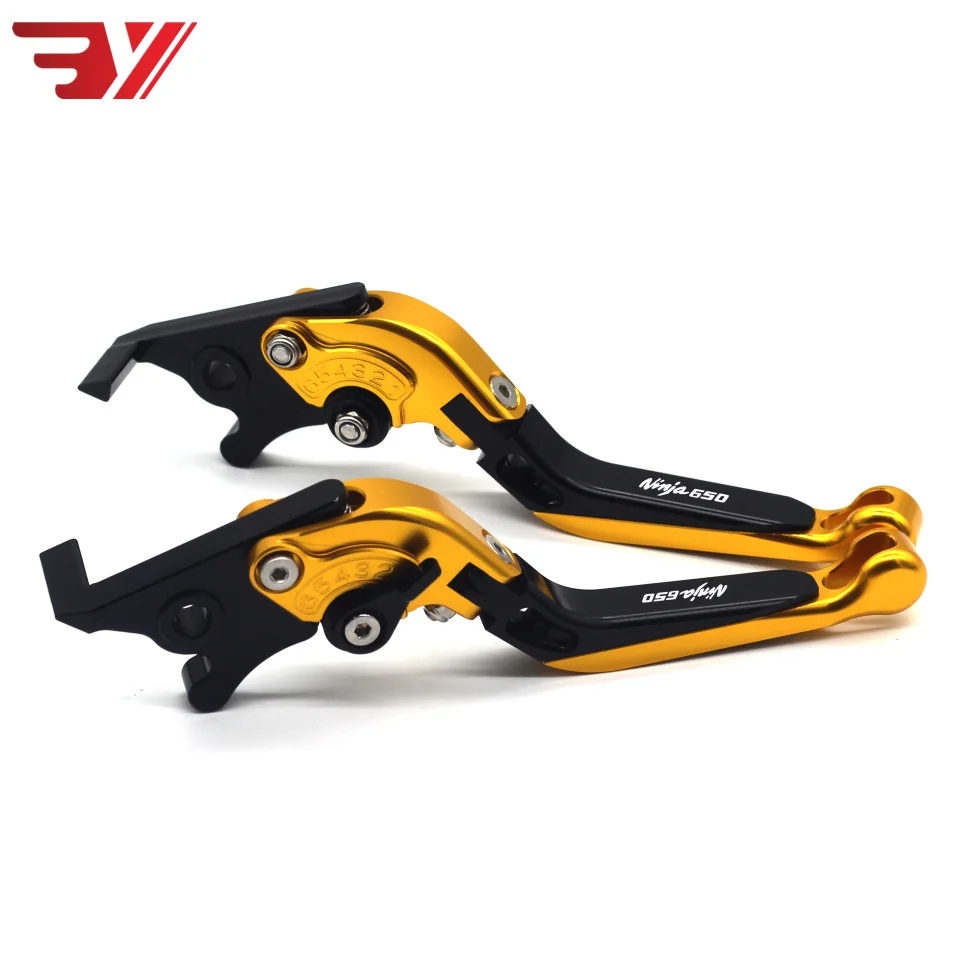 

CNC Aluminum Adjustable Folding Extendable Racing Motorcycle Brake Clutch Lever For Kawasaki NINJA650 2017-2020 Ninja 650 Logo