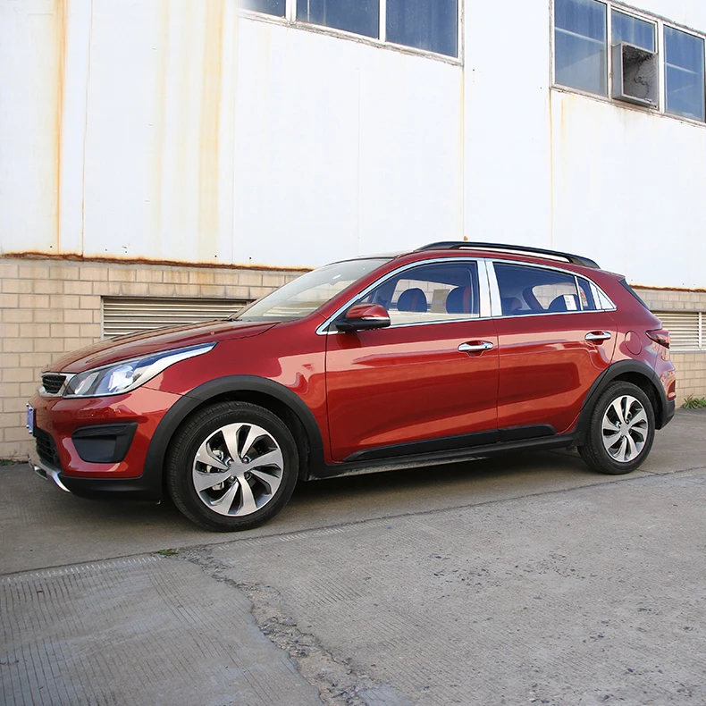 Lsrtw2017 хромированные накладки на окна автомобиля из нержавеющей стали для Kia Rio X Line