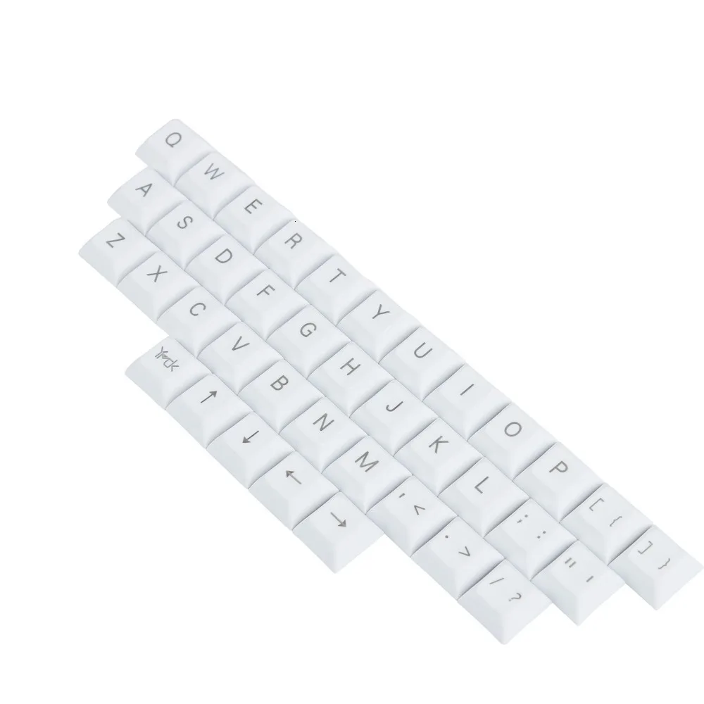 

38keys/set 1U DSA profile key caps for MX Switch mechanical keyboard 1.4mm PBT laser engraving keycap