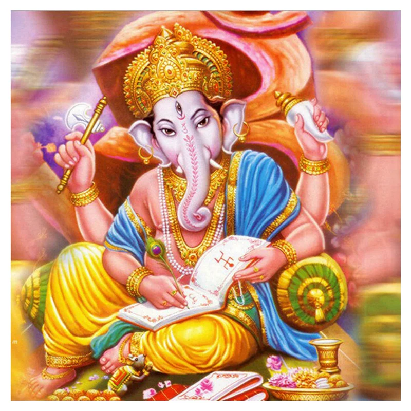 

Square diamond painting Indian proboscis picture diamond embroidery cross stitch rhinestone painting by number