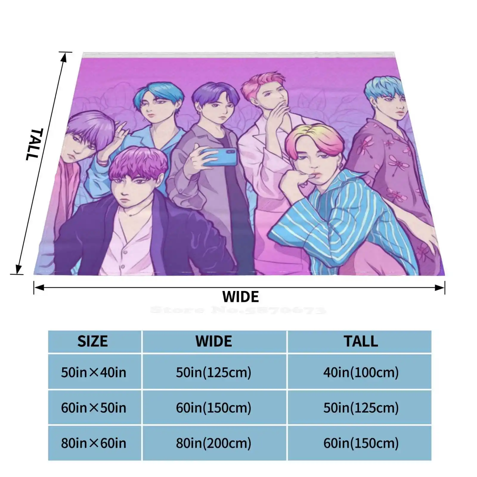 Фоновая версия новинка распродажа мягкое фланелевое одеяло с принтом на заказ Kpop