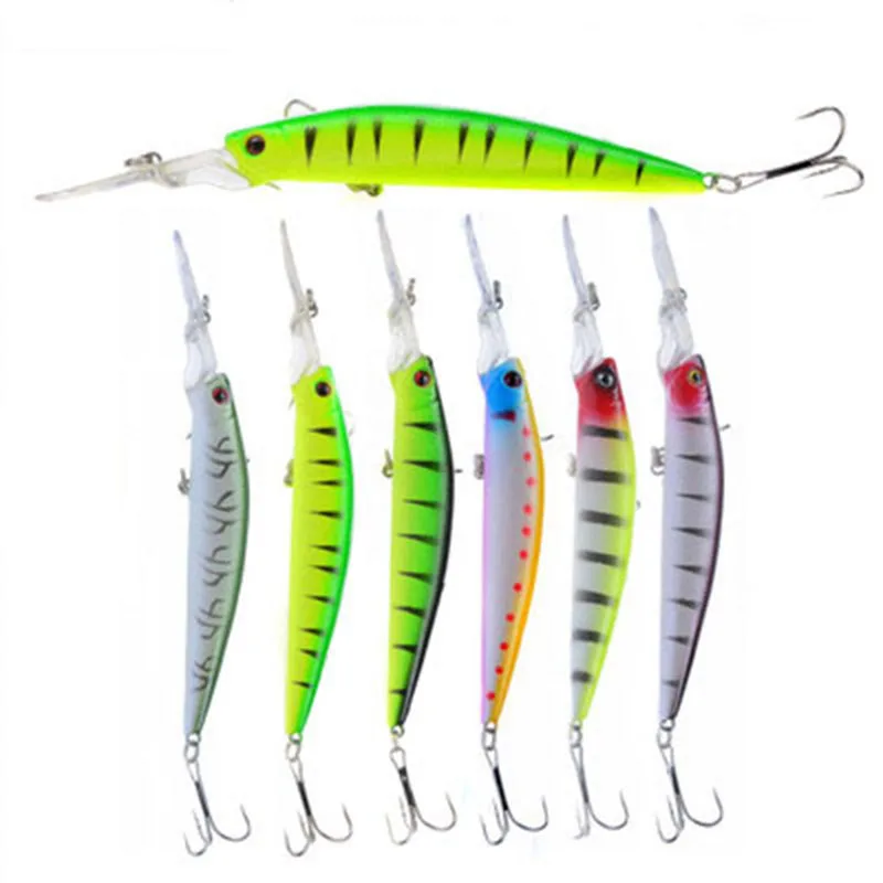 

Wholesale 14.5cm /14.7g Fishing Lures Floating Bass Trolling Artificial Hard Bait Crankbait Carp Fishing Tackle