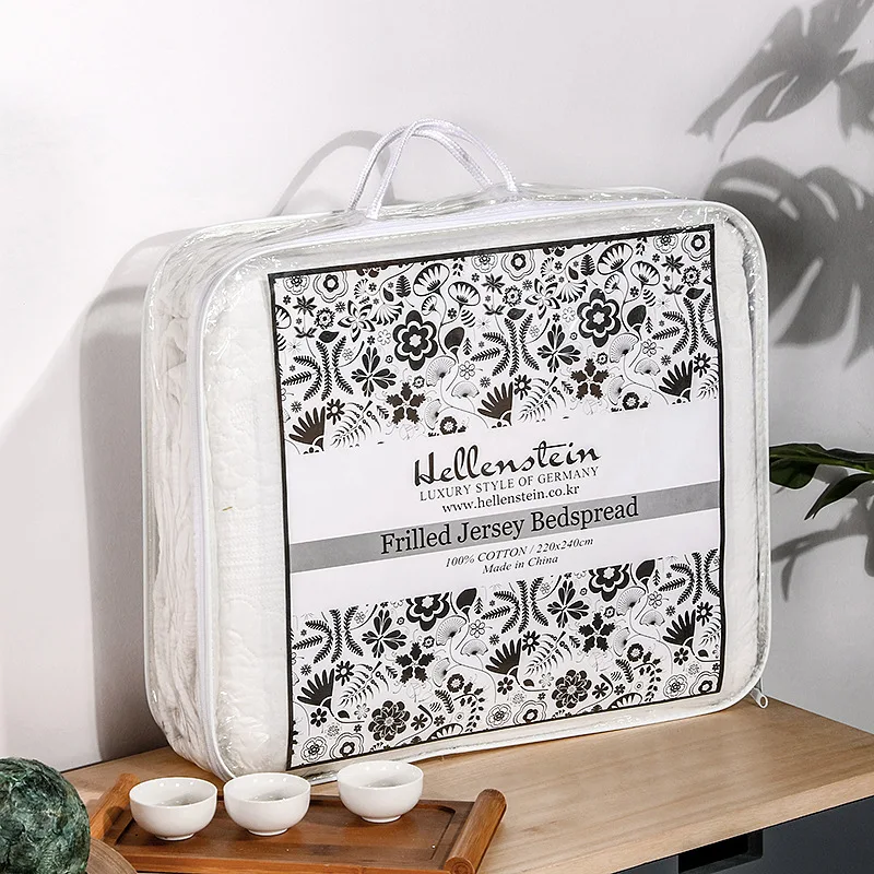 

Embroidery Style Bedspread On The Bed Tropical Bedding Set For Home Textiles Quilting Coverlet Cover Blanket Pillowcases