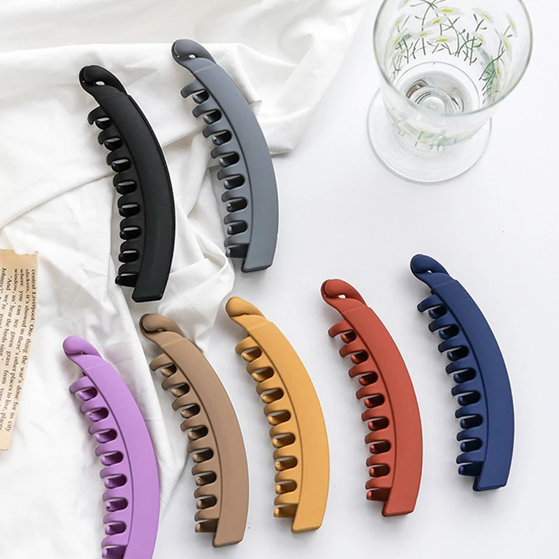 Летние женские аксессуары для волос заколка в форме банана леди из экологически