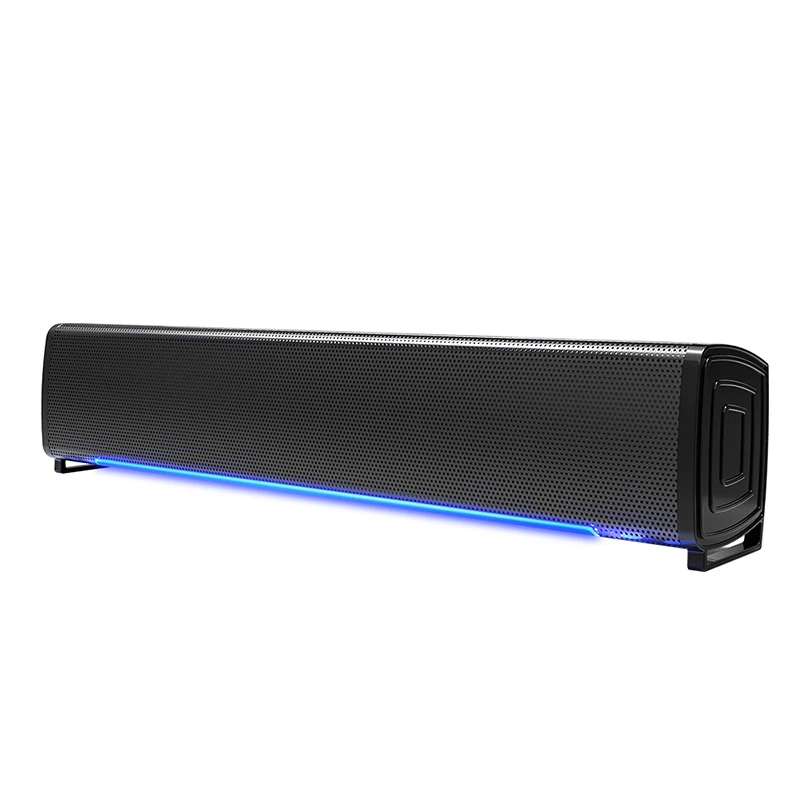 

3D Surround Soundbar Channel 2.0 Speaker Wired Computer Speakers Stereo Subwoofer Sound bar for Laptop PC Theater TV Aux 3.5mm