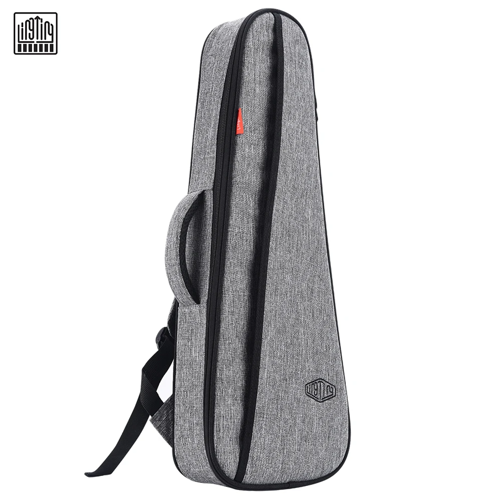 

LINGTING 21 Inch/ 23 Inch Universal Ukulele Backpack Soprano/ Concert Ukelele Bag Uke Case with Adjustable Shoulder Straps