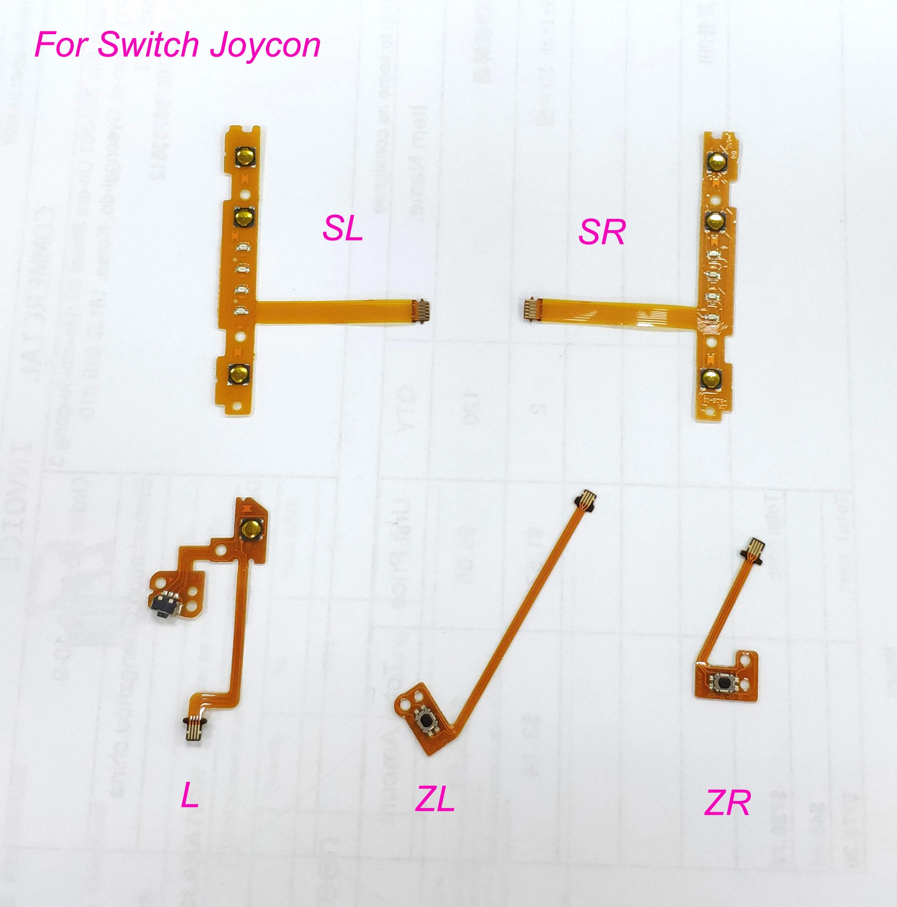 5 комплектов оригинал или OEM ZL непосредственный сбыт из L ZR SL SR Кнопка Лента брелок