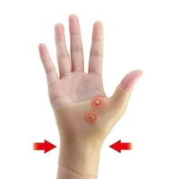 magnetic therapy wrist hand thumb support gloves silicone gel arthritis pressure corrector massage pain relief gloves