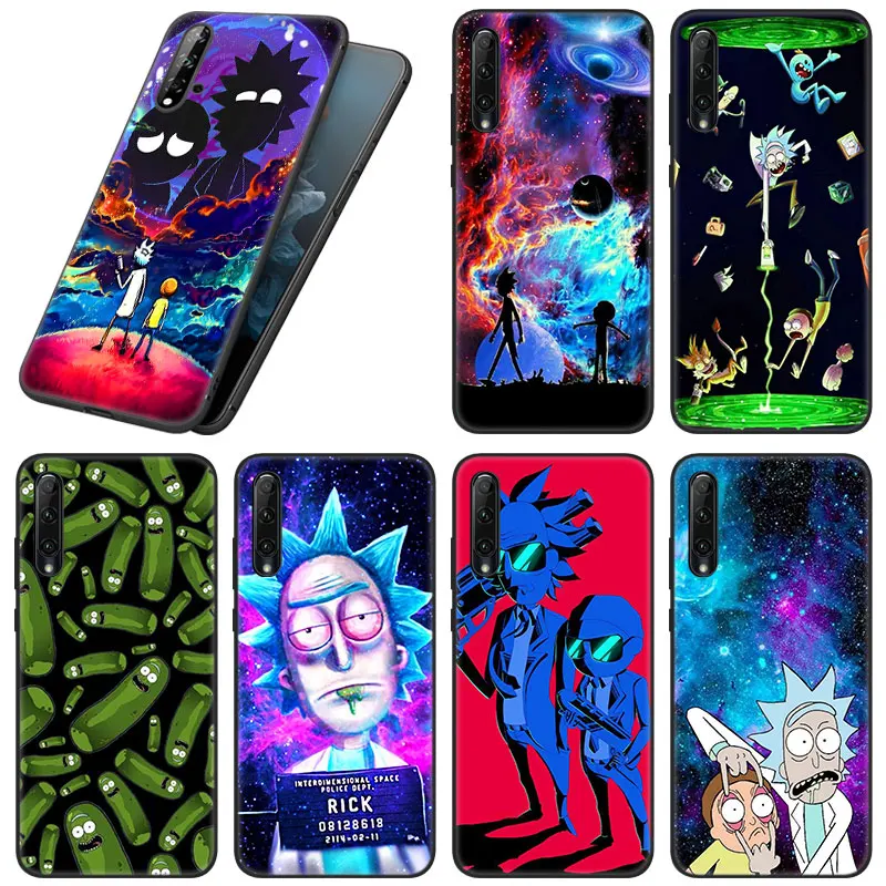 

Anime Ricks And Pic Case For Huawei Honor 10X Lite 7A 7S 8A 8S 8C 8X 9A 9C 10i 20i 30i 20S 20E 9X Pro 10 8 Lite Black Soft Cover