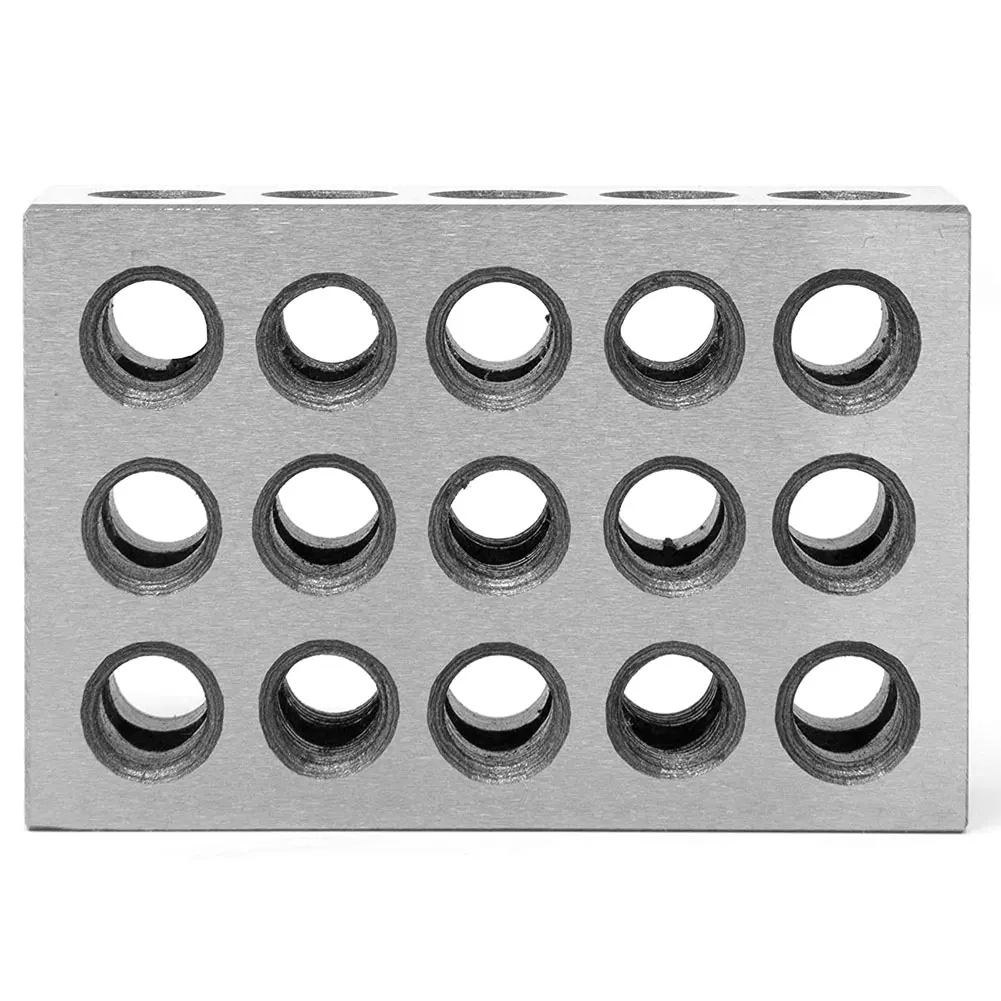 

Ultra Precision Blocks Hardened Steel 23 Holes Clamping Matched Machinist for Machine Milling Tool 1-2-3 Block 0.0001" Precision