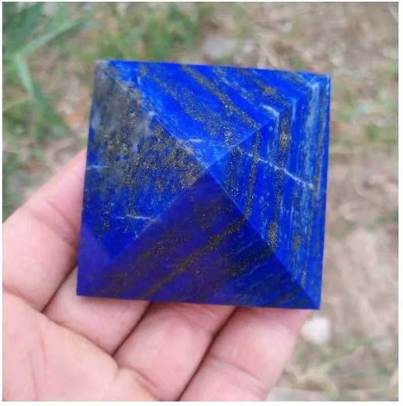 Домашний декор Lapis Lazuli чакра Пирамида лечебный Кристал кварц камень энергии