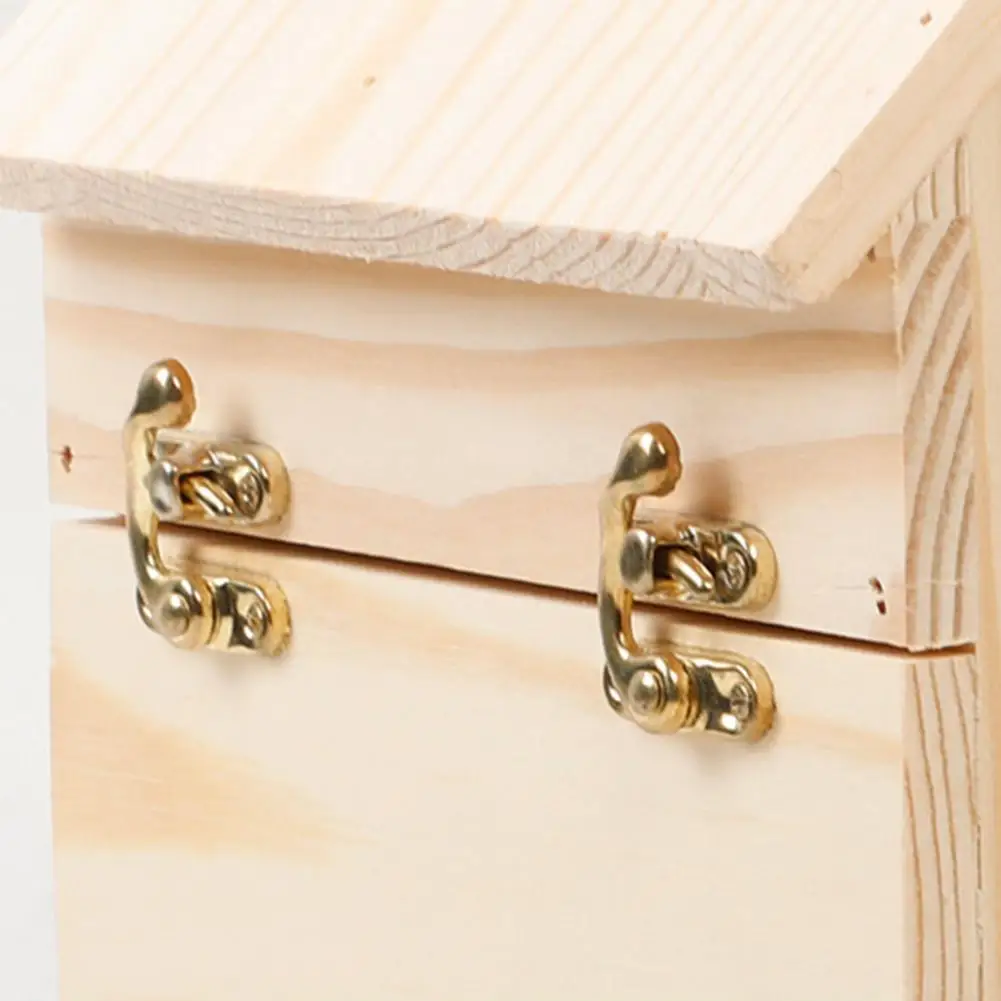Pet Bird House Wooden Side Opening Breeding Box Nest Feeder Budgerigar Parrot Incubator Cage Home Balcony Decoration | Дом и сад