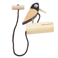 new fine affordable children kids natural wooden traditional bird rattles clappers castanets early musical education instrument