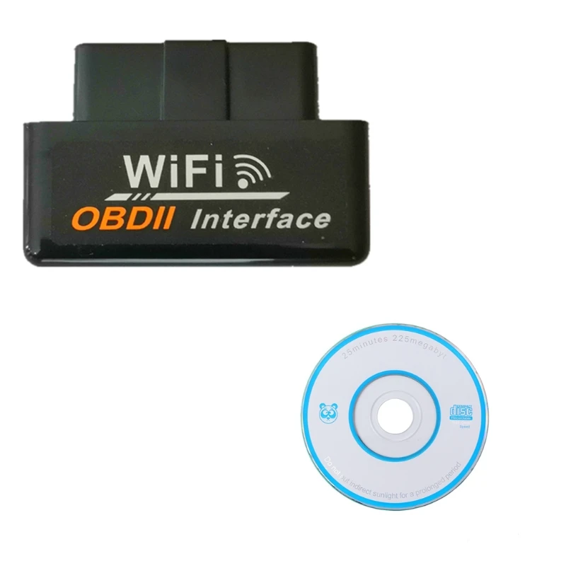 

WIFI V1.5 ELM 327 Scanner Diagnostic OBDII Code Reader Tool Scan Reset Clear Car Check Engine Light Auto Detector 12V