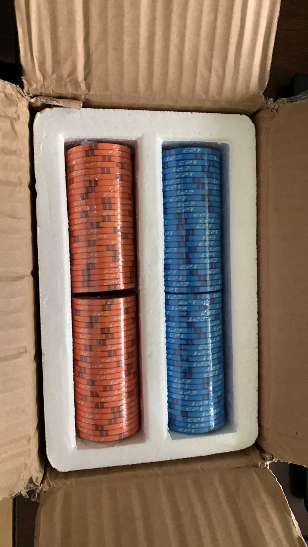 2021 новые керамические фишки для Техасского покера EPT профессиональные