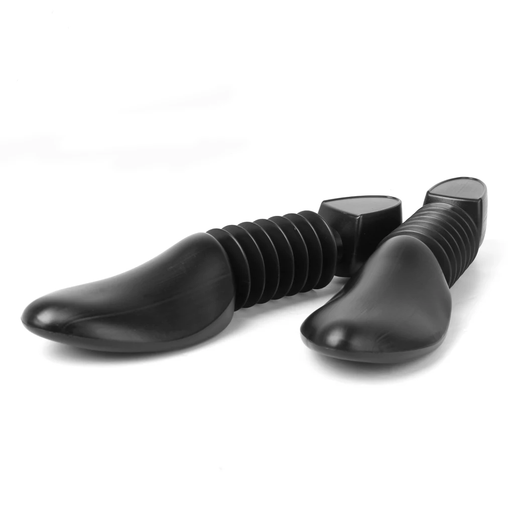 Фото Footful 1 Pair Mens Shoe Trees Stretcher Shaper Plastic Spring for US Size 7.5-11.5 Black Обувь Footful 1 Pair Mens Shoe Trees Stretcher Shaper Plastic Spring for US Size 7.5-11.5 Black Обувь