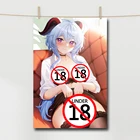 Милый мультяшный Привлекательный Красивый постер для девочек-подростков на холсте с принтом для взрослых Аниме Искусство Живопись на заказ настенные картины для декора гостиной