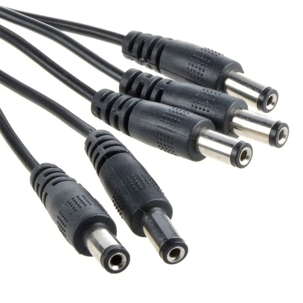 DC 5CH 5 канал Питание разветвитель для камер видеонаблюдения DVR светодиодный