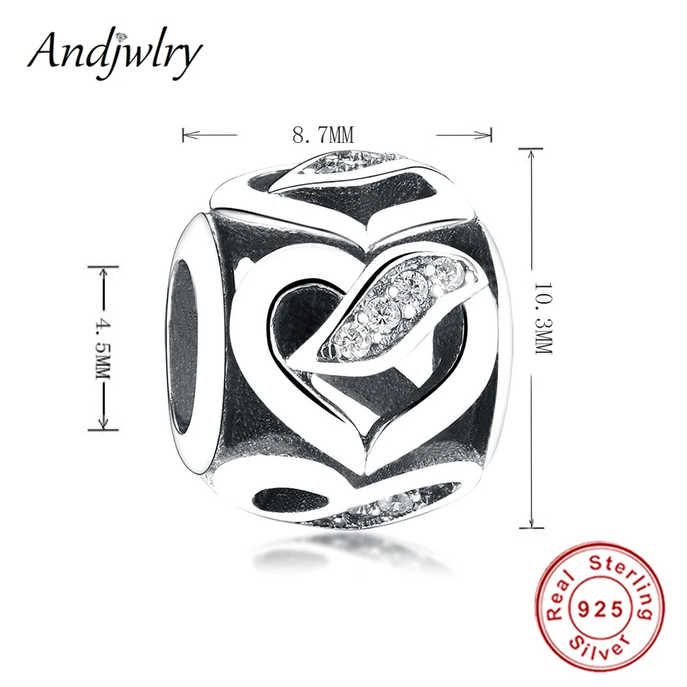 Подходят для оригинального браслета с подвесками из серебра 925 пробы ленты в виде